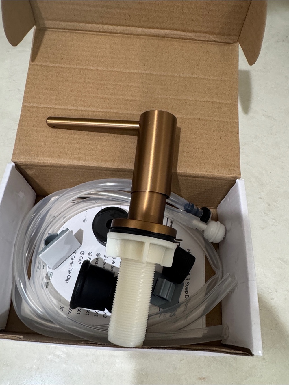 Matte Bronze Soap Dispenser Pump